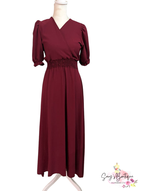 Vestido Grace Burgundy